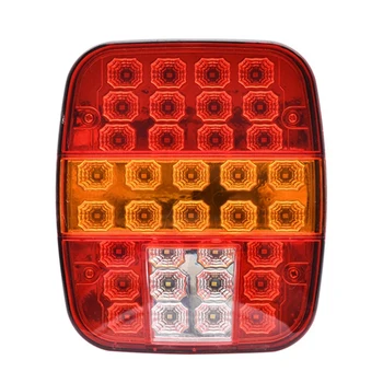 12V Univerzálne LED zadné Svetlá prípojného vozidla,Brzda Stop Backup Zase Signál s 39 Červená Biela Žltá Led pre Jeep Nákladných Prívesov