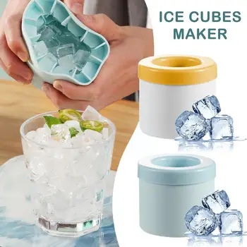 Nové Silikónové Kocky Ľadu Formy Kolo Ice Cube Tvorby Plesní DIY Bar Kuchynské Doplnky Domov Gadgets F4D0